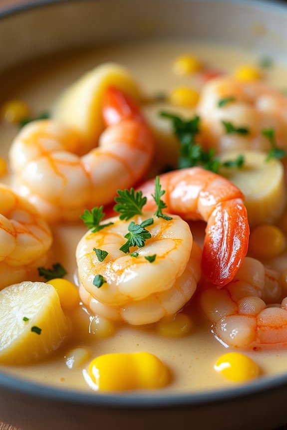 creamy seafood corn stew