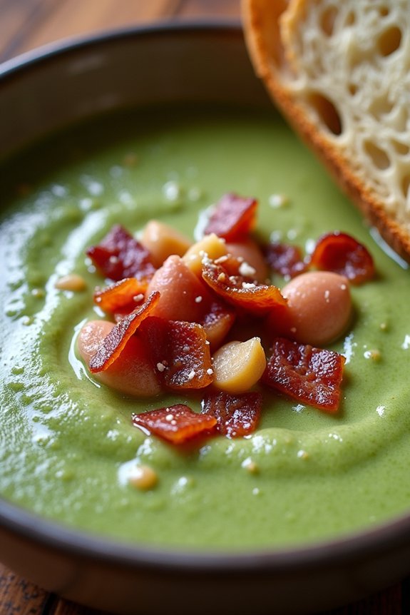 creamy spinach artichoke soup
