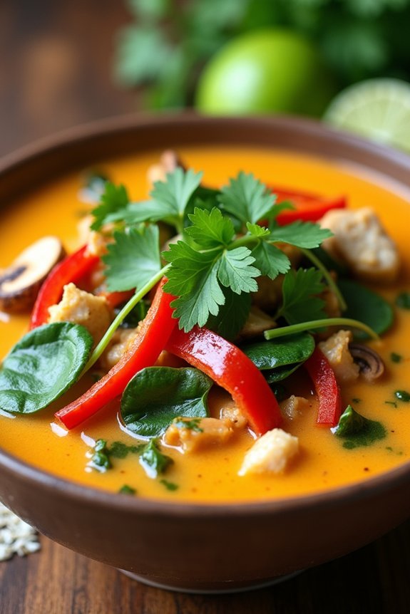 creamy thai coconut curry