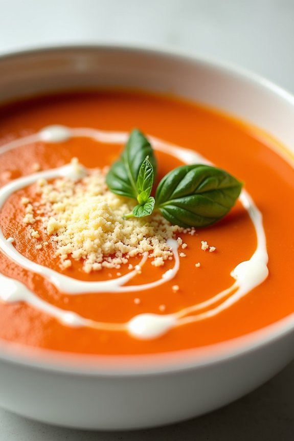 creamy tomato basil soup