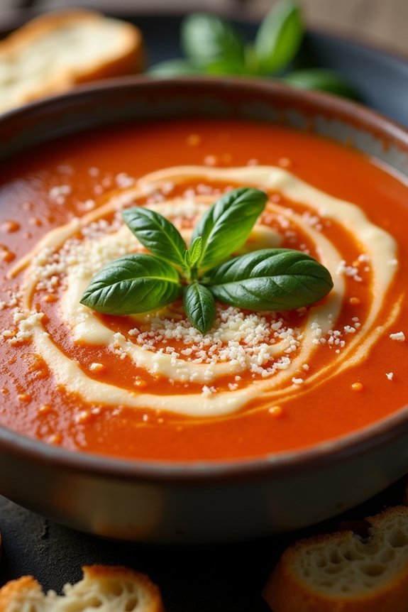 creamy tomato basil soup