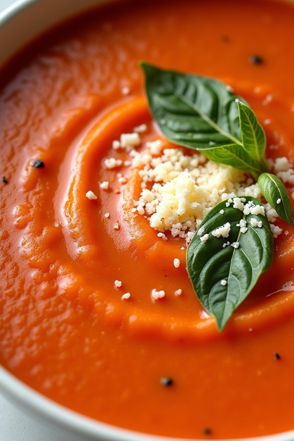 creamy tomato basil soup
