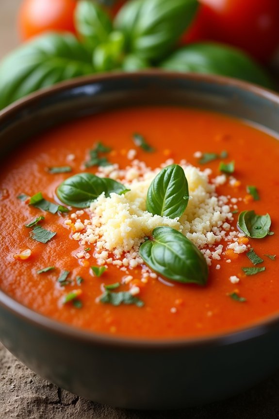 creamy tomato basil soup