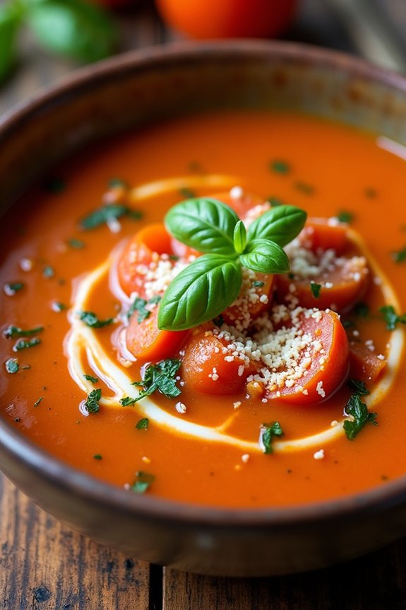 creamy tomato basil stew