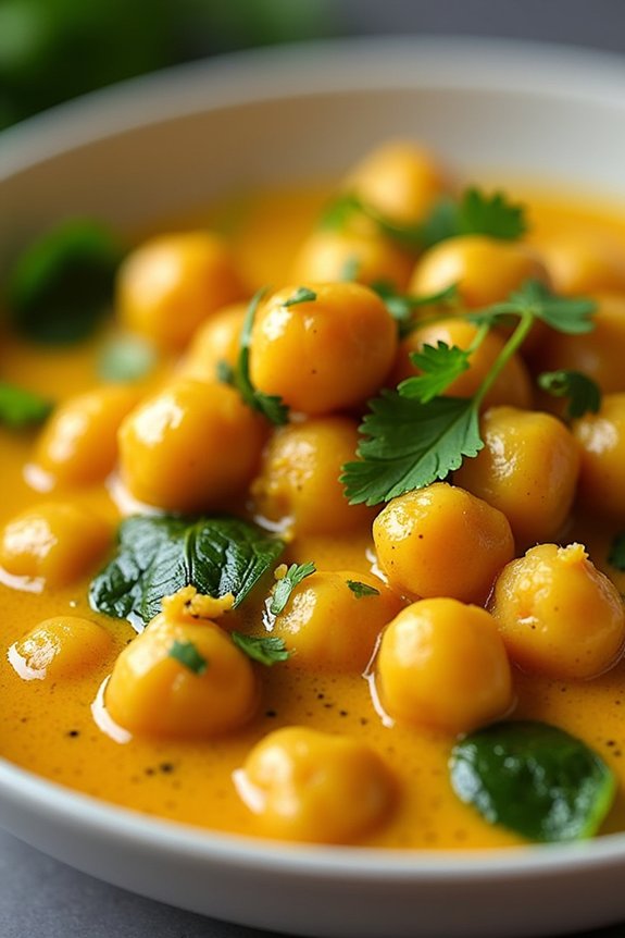creamy vegan chickpea curry