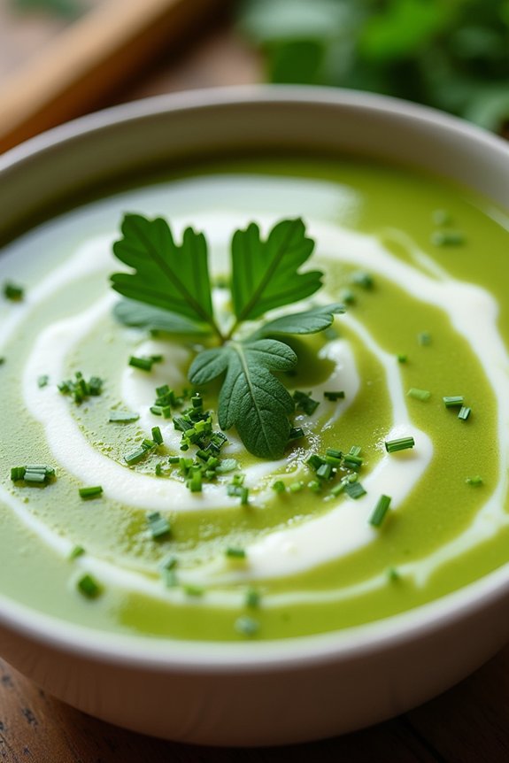 creamy watercress potato soup