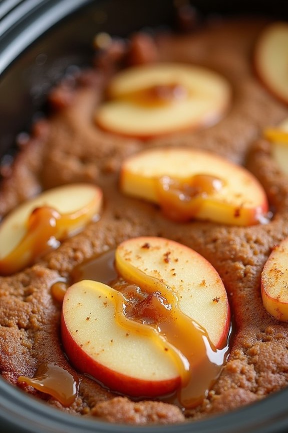 crockpot caramel apple dessert
