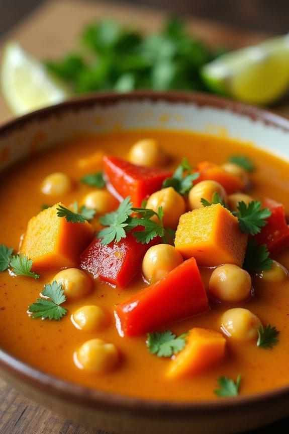 curried sweet potato stew
