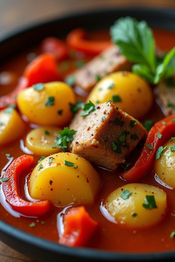 cypriot pork potato stew
