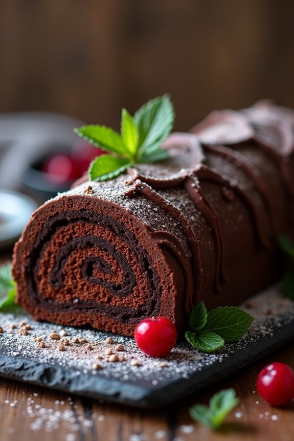 dairy free chocolate holiday dessert