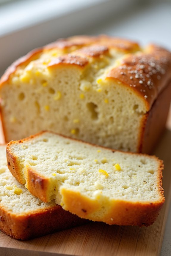 dairy free lemon poppy loaf