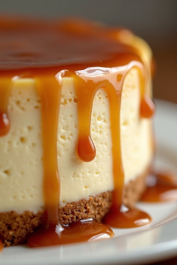 decadent caramel cheesecake recipe