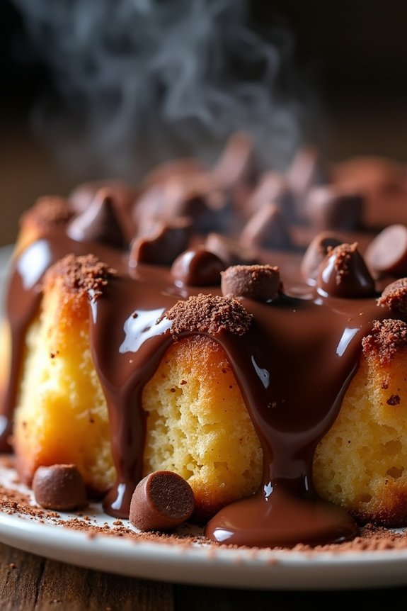 decadent chocolate bread pudding