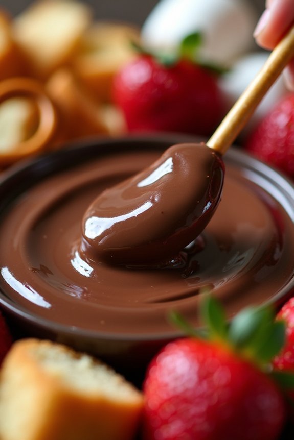 decadent chocolate fondue delight