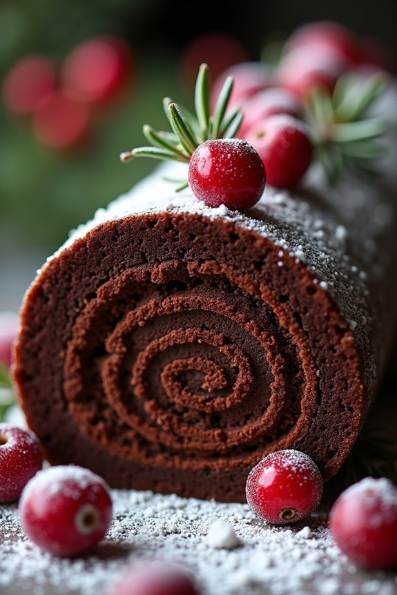 decadent chocolate holiday centerpiece