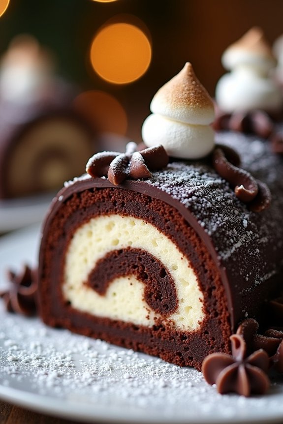 decadent chocolate holiday dessert
