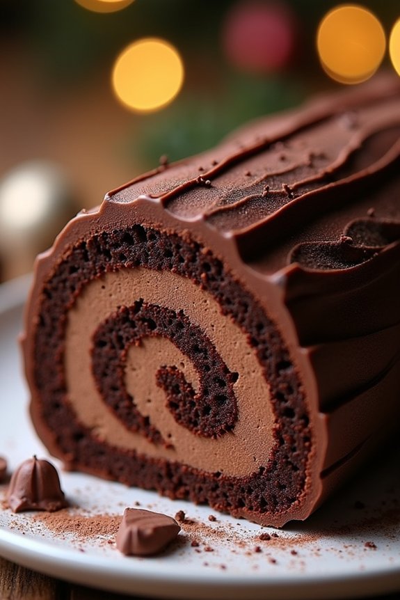 decadent chocolate holiday dessert