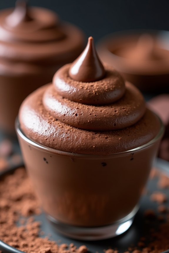 decadent chocolate mousse dessert