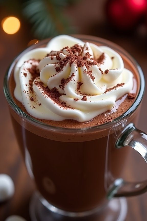 decadent holiday hot chocolate