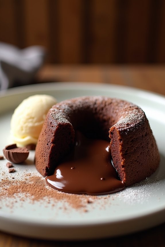 decadent molten chocolate delight