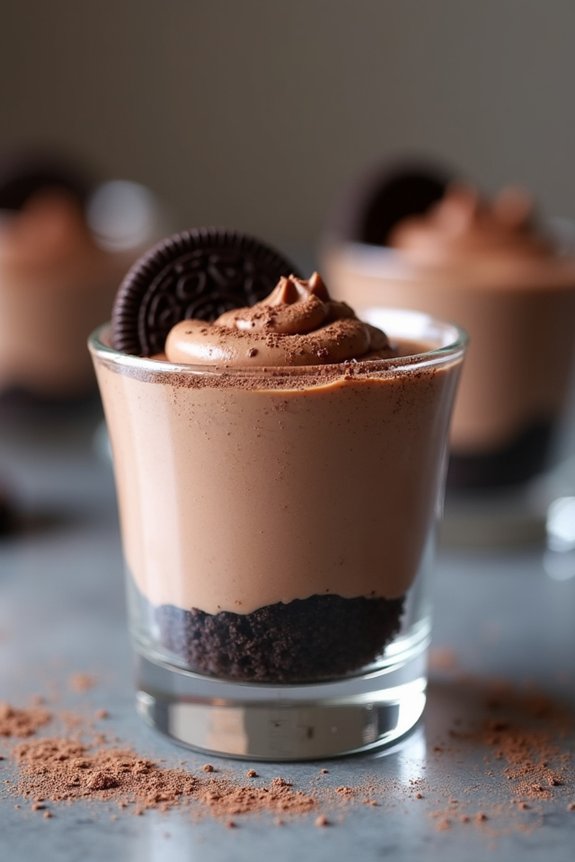 decadent no bake dessert cups