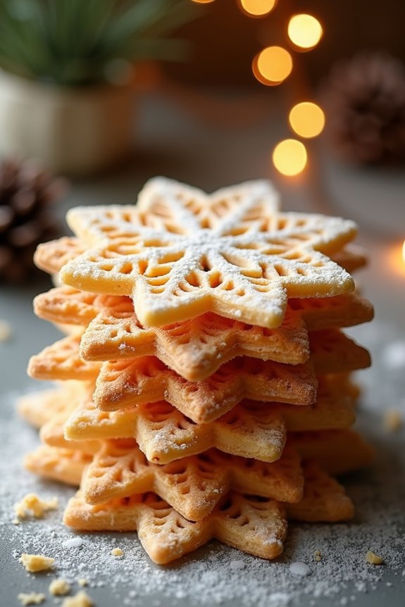 delicate italian holiday wafers