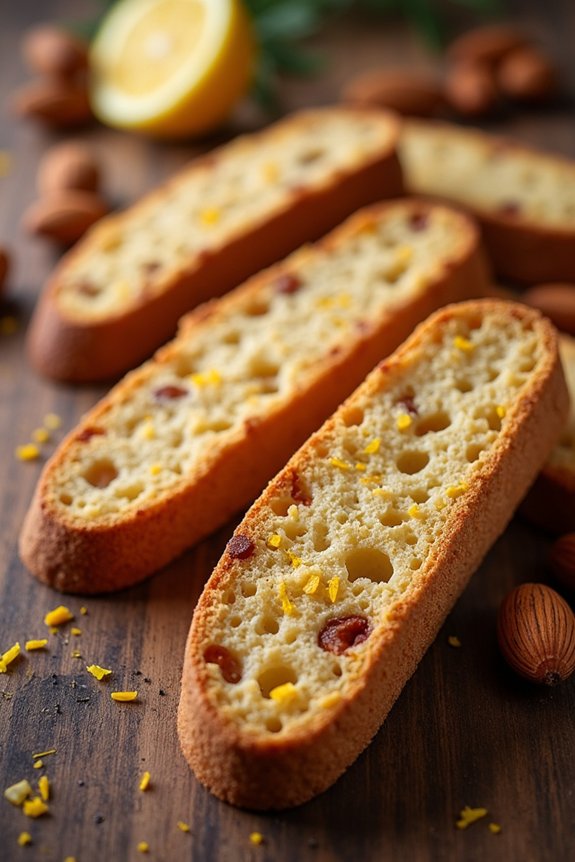 delicious crunchy almond biscotti