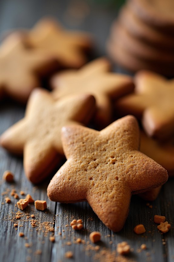 delicious holiday gingerbread cookies
