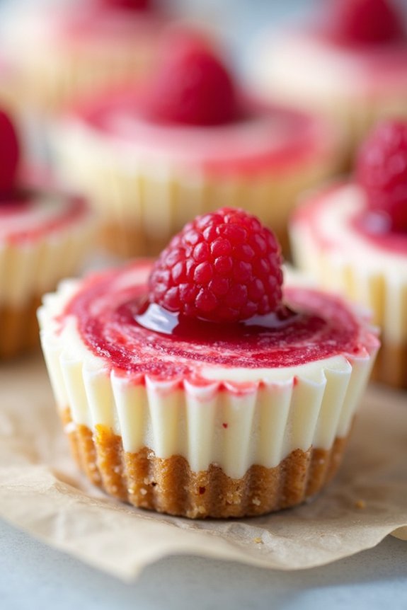 delicious individual cheesecake bites