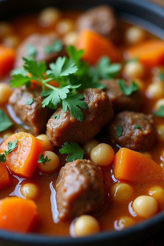 delicious moroccan lamb stew