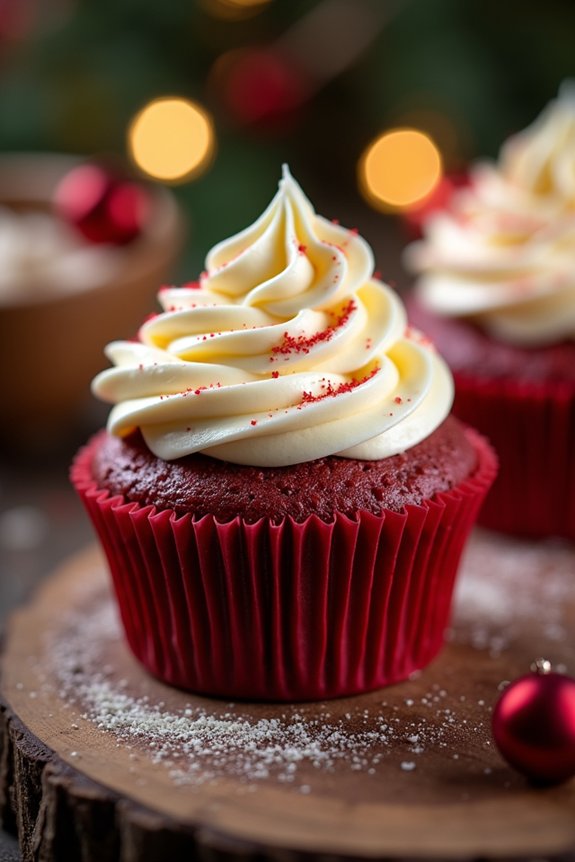 delicious red velvet cupcakes