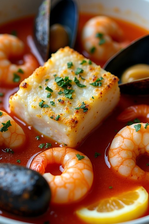 delicious seafood tomato stew