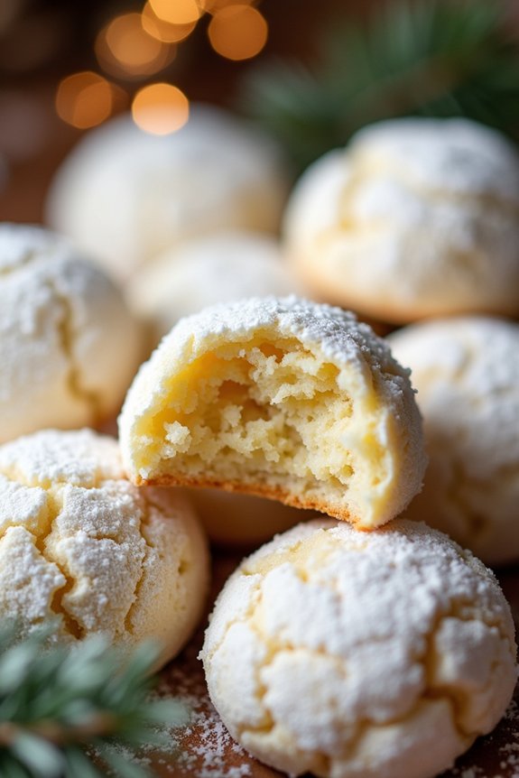 delicious snowy holiday cookies