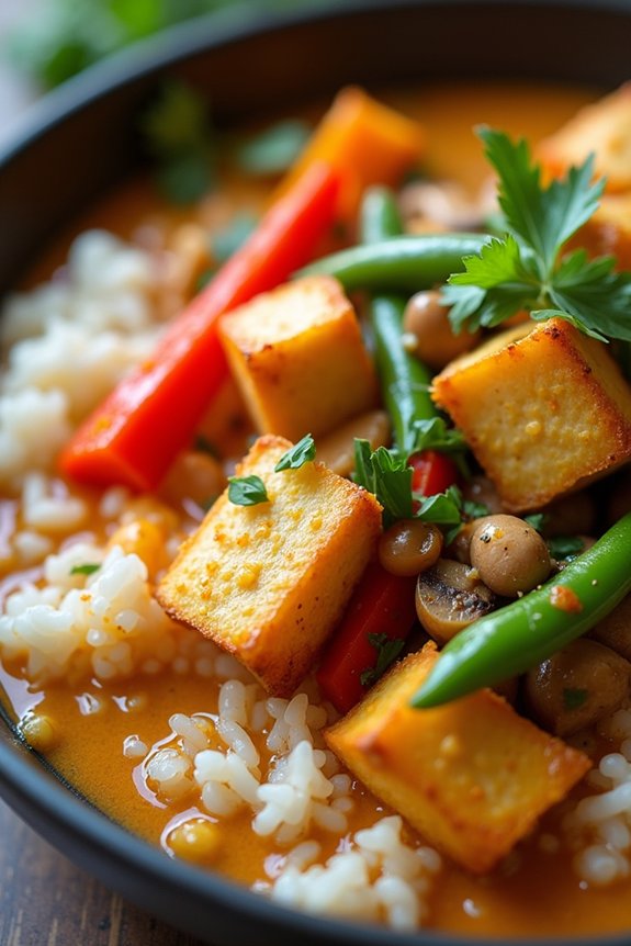 delicious thai coconut curry stew