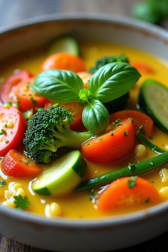 delicious thai green curry