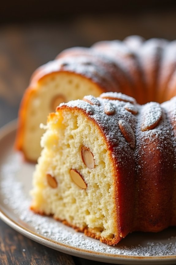 delightful almond amaretto cake