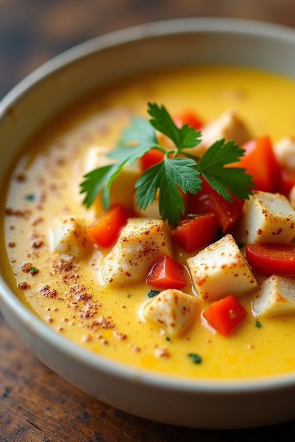 delightful caribbean crab soup
