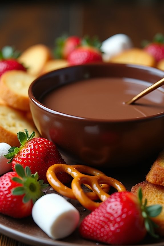 delightful chocolate dipping experience