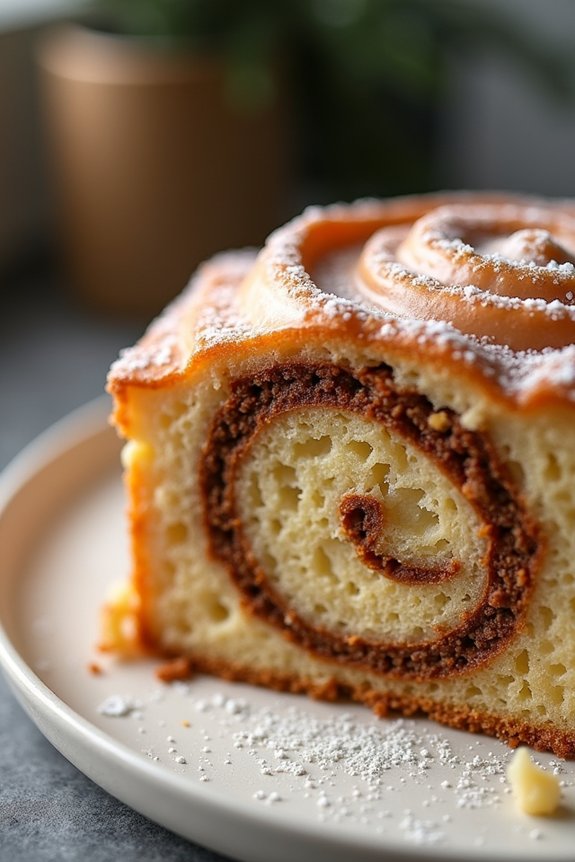 delightful cinnamon roll cake