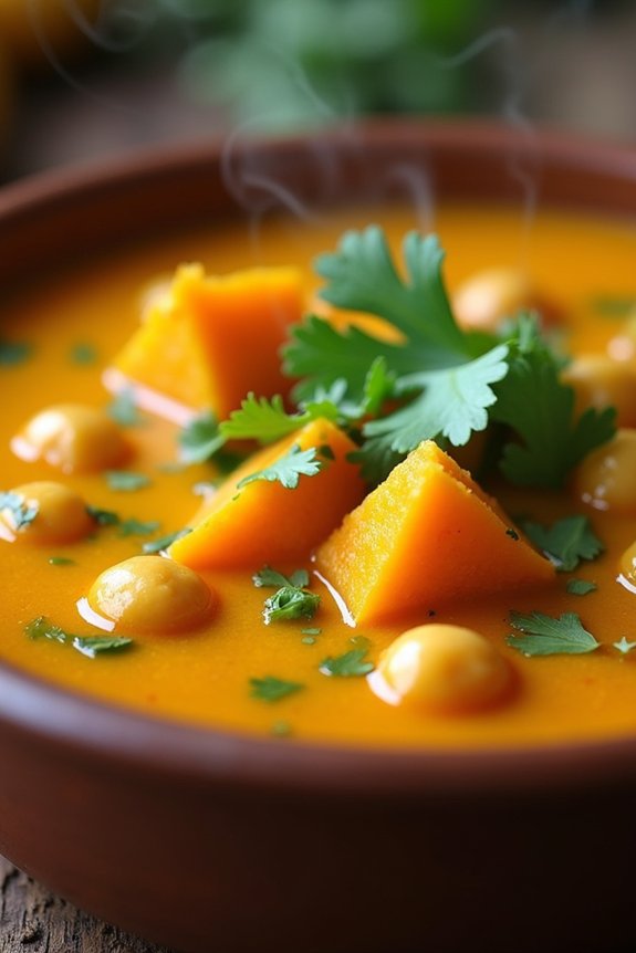 delightful creamy pumpkin stew