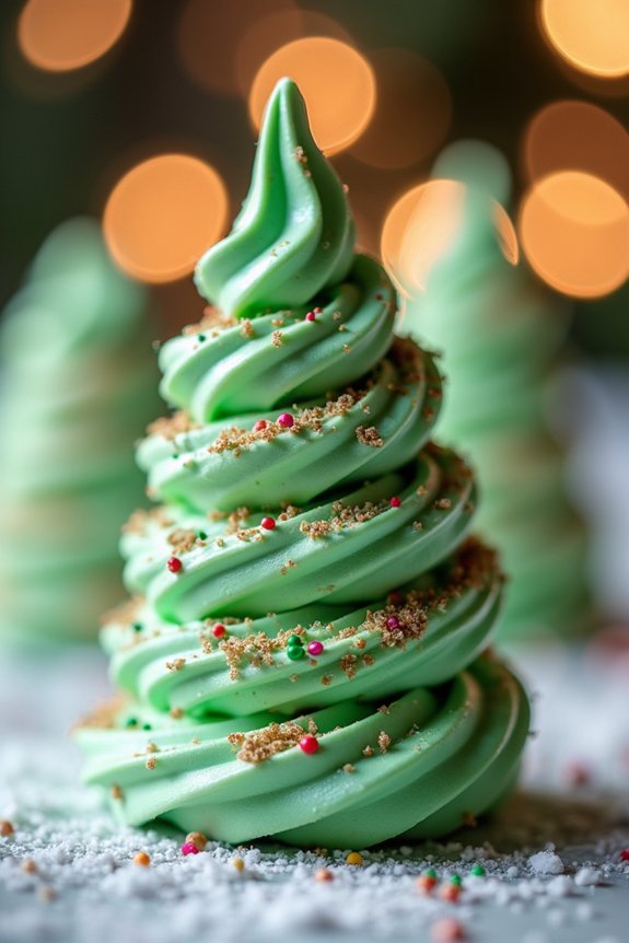 delightful festive meringue pops