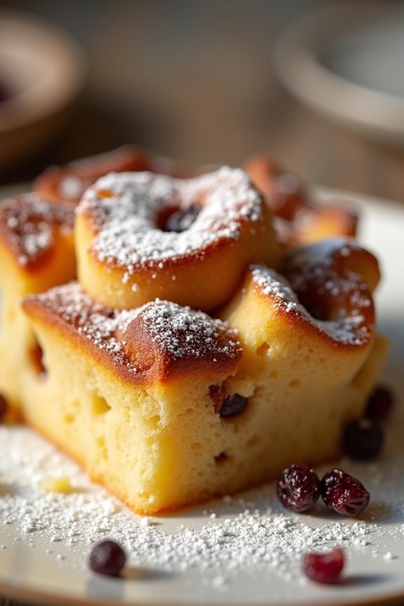 delightful holiday bread pudding