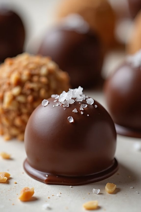 delightful holiday caramel truffles