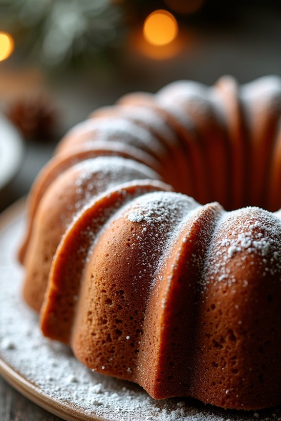 delightful holiday gingerbread cake