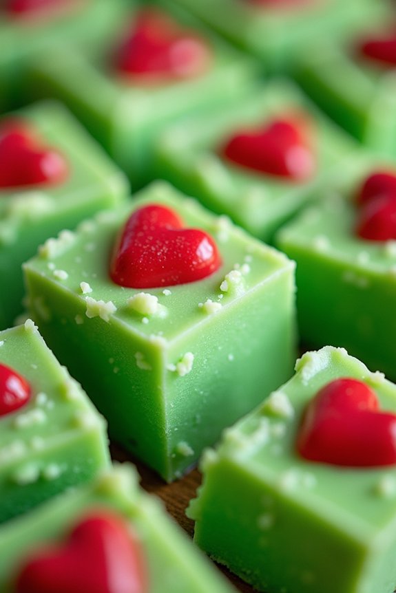 delightful holiday grinch fudge