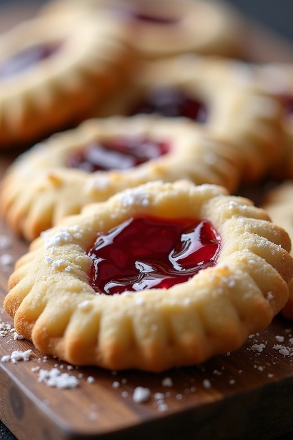delightful holiday jam cookies