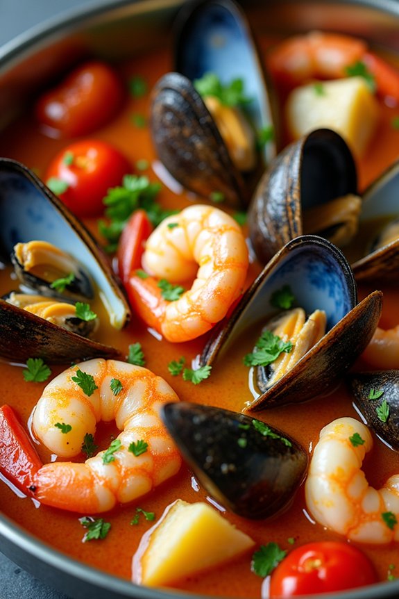 delightful spanish seafood stew