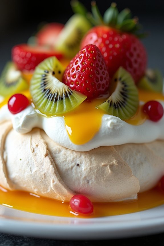 elegant festive fruit dessert