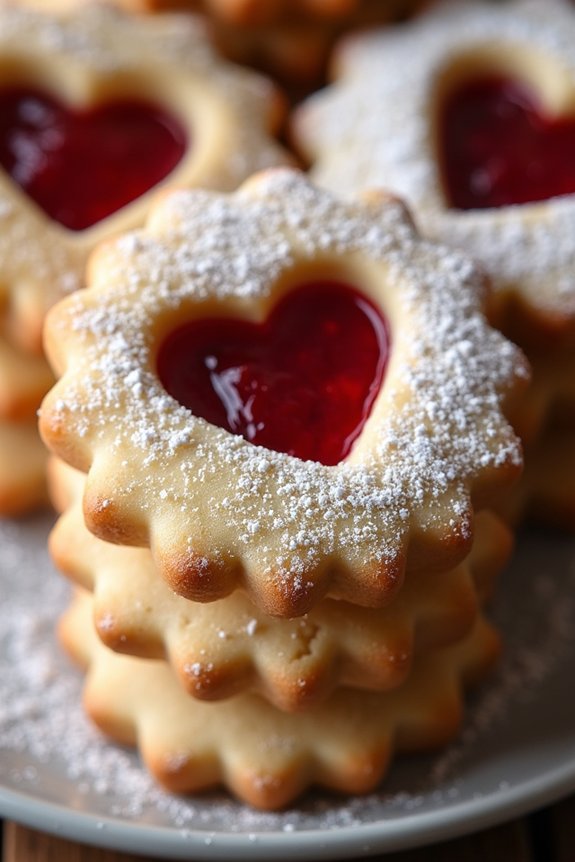 elegant nutty jam cookies