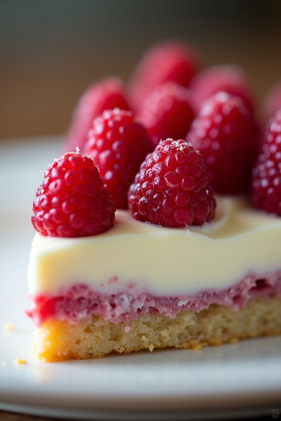 elegant raspberry chocolate tart